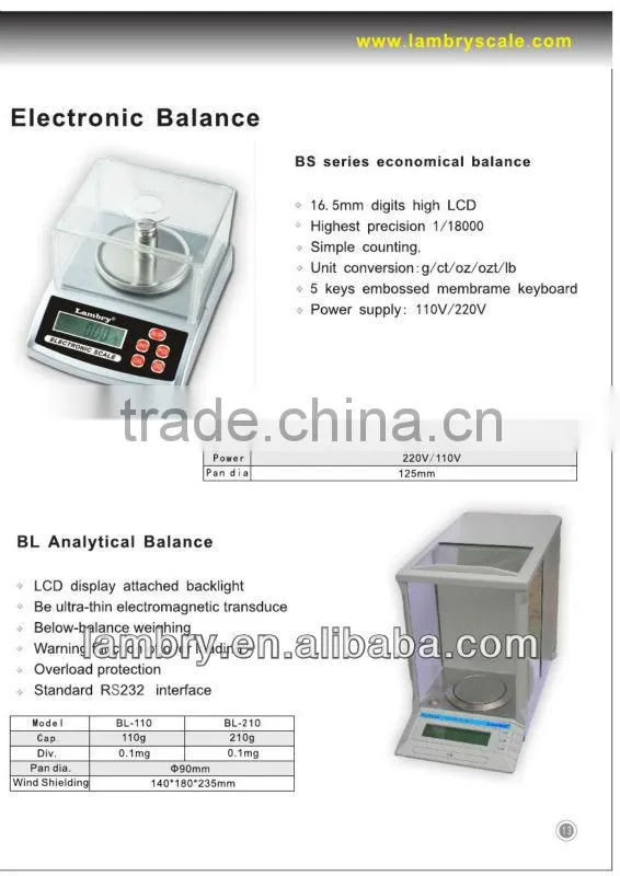 Chemical/Laboratory Balance