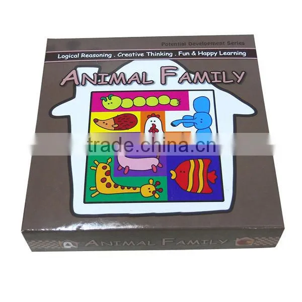 Intelligent wooden jigsaw puzzle Animal family