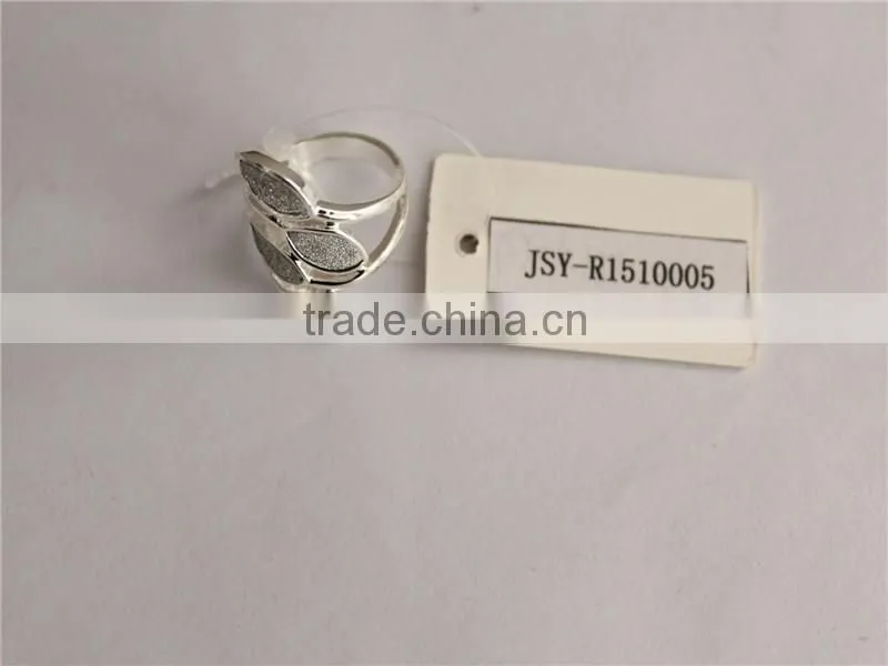 Jewerly rings white gold plated ring, finger ring design for women