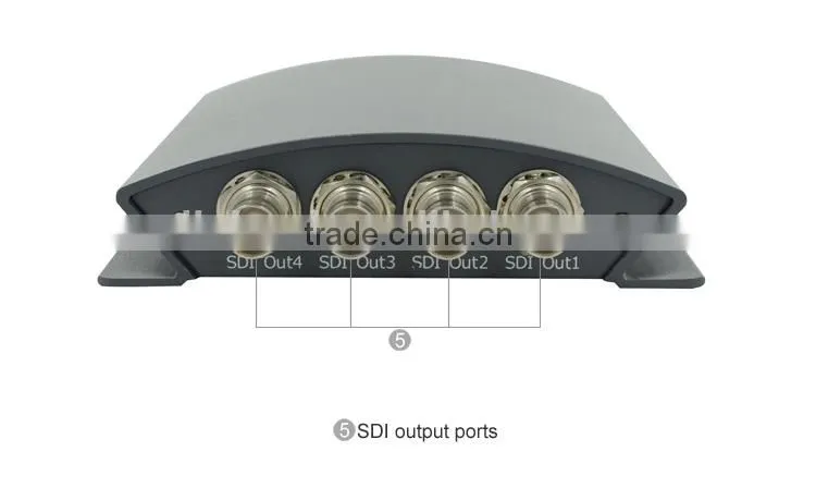 LINK-MI LM-PSD14 4-Port HD/3G SDI Splitter For Digital Video Switcher