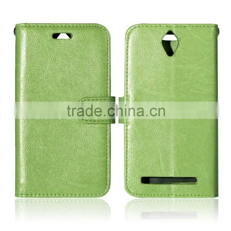 Cell Phone PU Leather Flip Card-slot Case for ASUS ZenFone GO ZC451TG 4.5