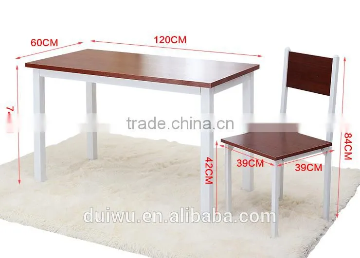 Factory wholesale cheap dubai wooden baby dining table and chair