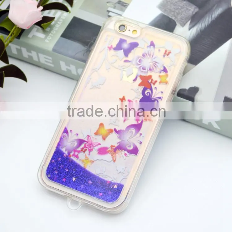 2016 hot selling liquid clear tpu case for iPhone6