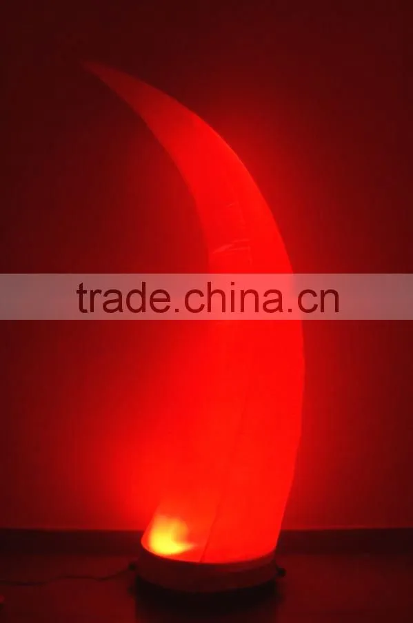 2013 best selling inflatable events decoration cheap led air cone, inflatable cone light