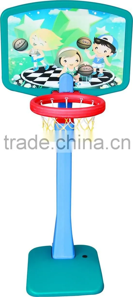 Children plastic middle basketball stand