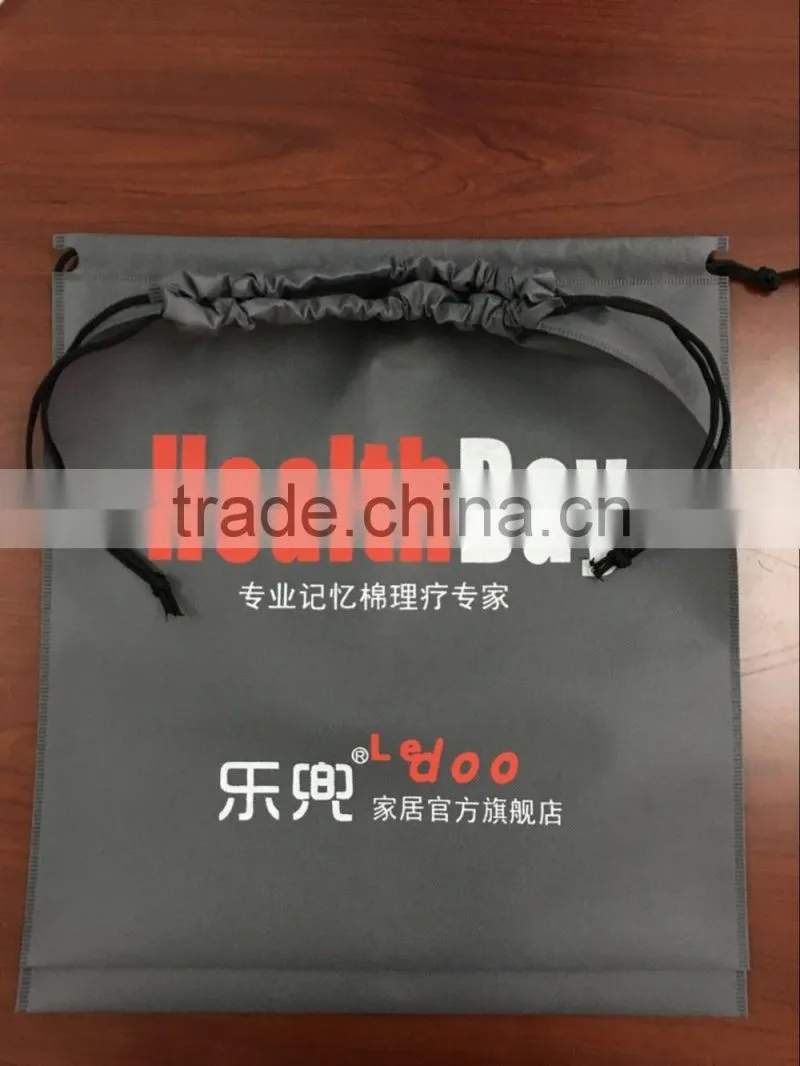 Ultrasonic wave nonwoven Flat bag with two color printing
