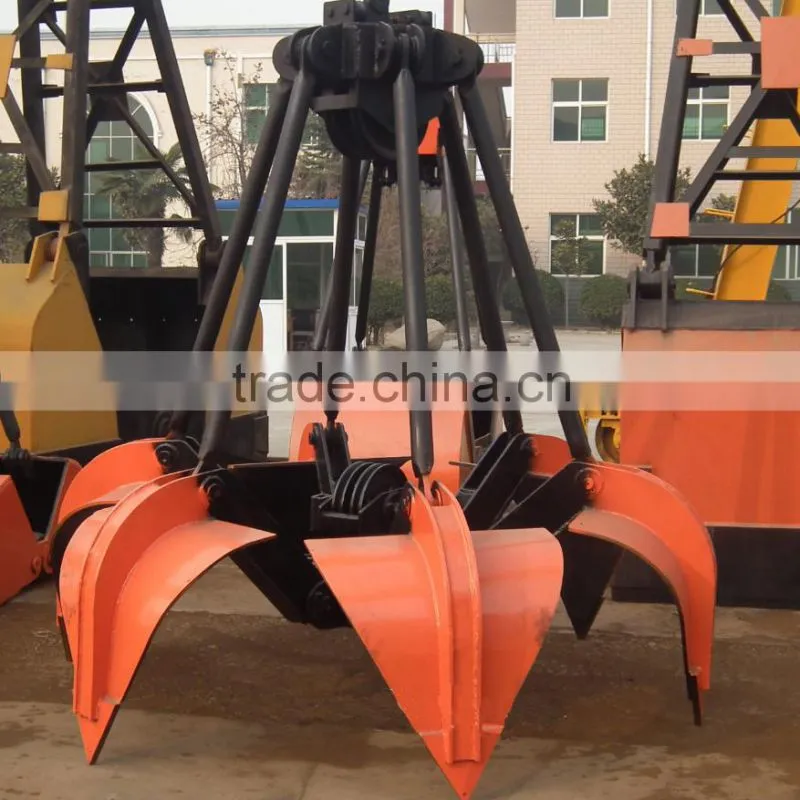 Remote Control Clamshell Grab Bucket