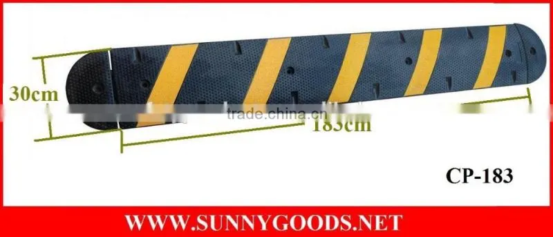 length1830mm rubber cable protector rubber speed hump