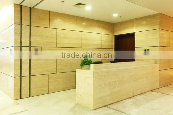 Hotsale Navona Yellow Travertine Limestone Wall Tile