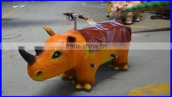 Coin Operated Animatronics walking dinosaur puppet