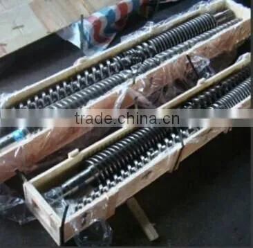 Plastic screw and barrel for PVC/TPR/EVA shoes making machine