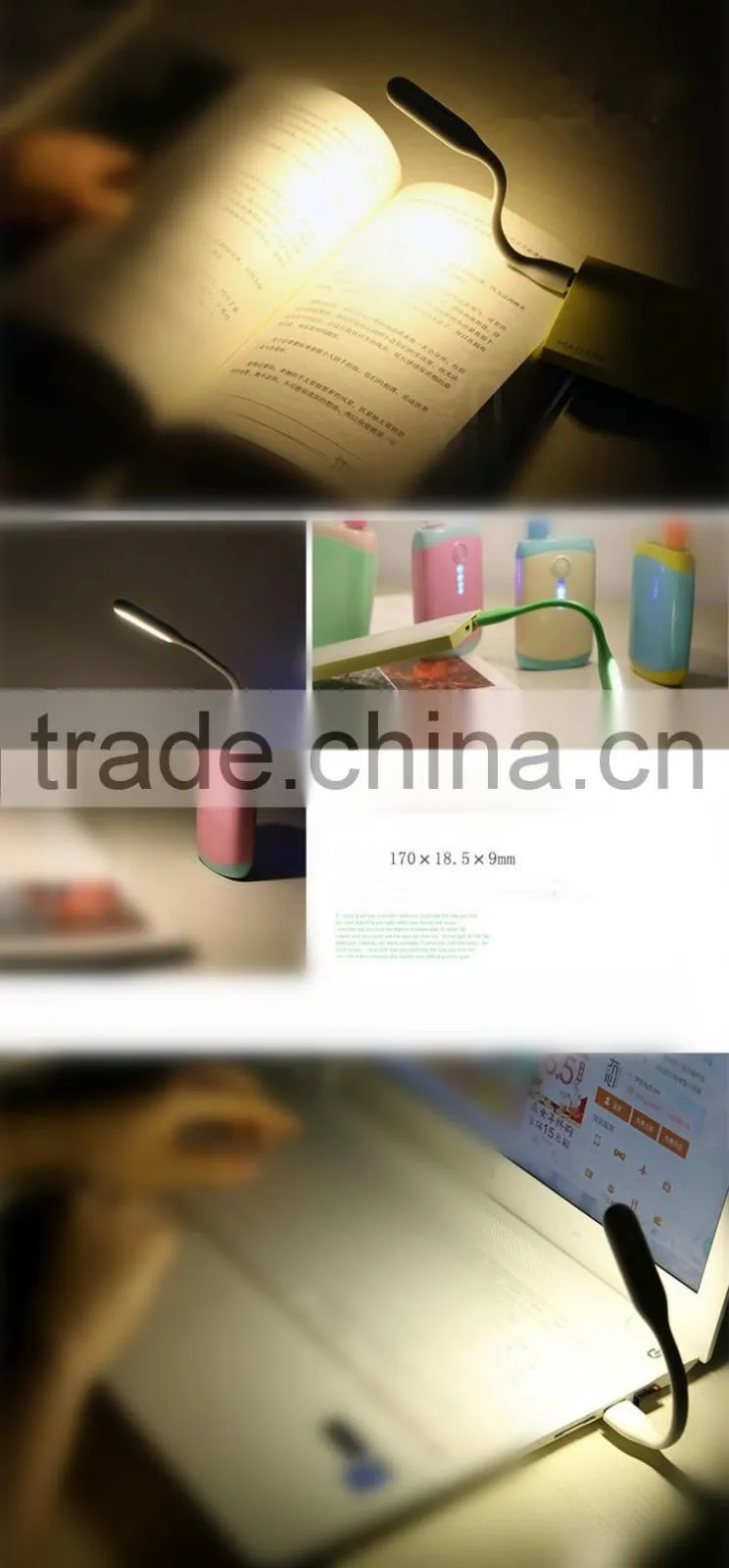 Best Gift for Warm Lighting Mini USB Port LED portable for Laptop for reading for urgent using