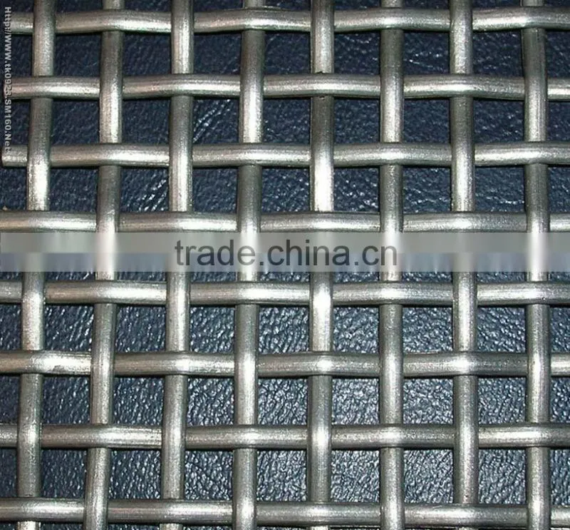 Heavy duty crimped wire mesh