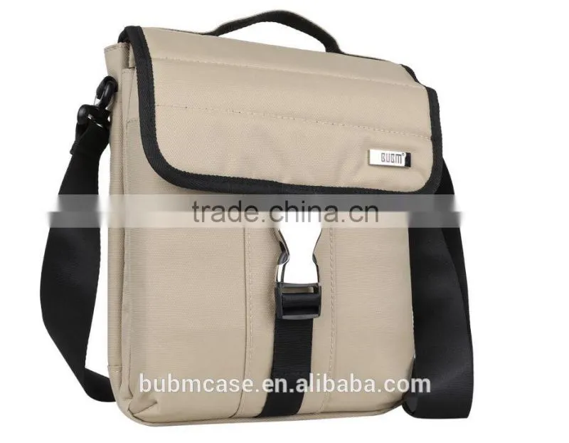 Beige tablet messenger bag for men 10.1 inch tablet case shockproof case for tablet