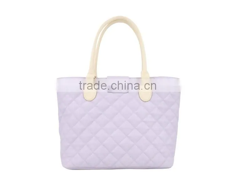 2016 women quilted fabric tote bags