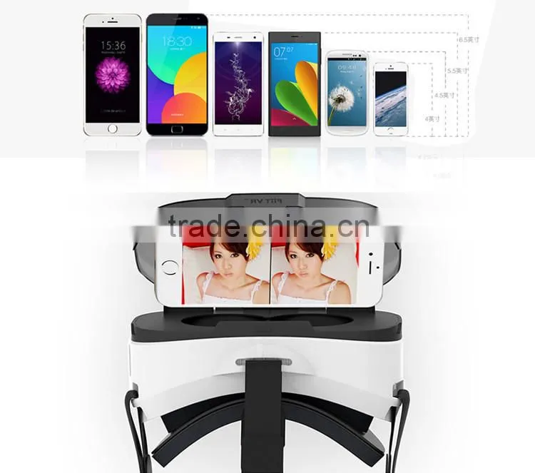 Shenzhen factory price headset 3d vr shinecon vr glasses for pc games/movies