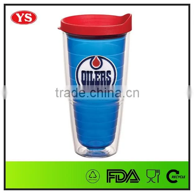acrylic photo tumbler with match lid