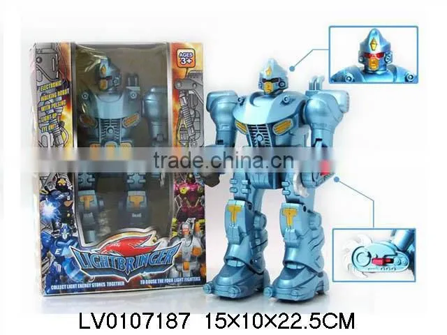 Popular bo toy robot transformation car with music and light