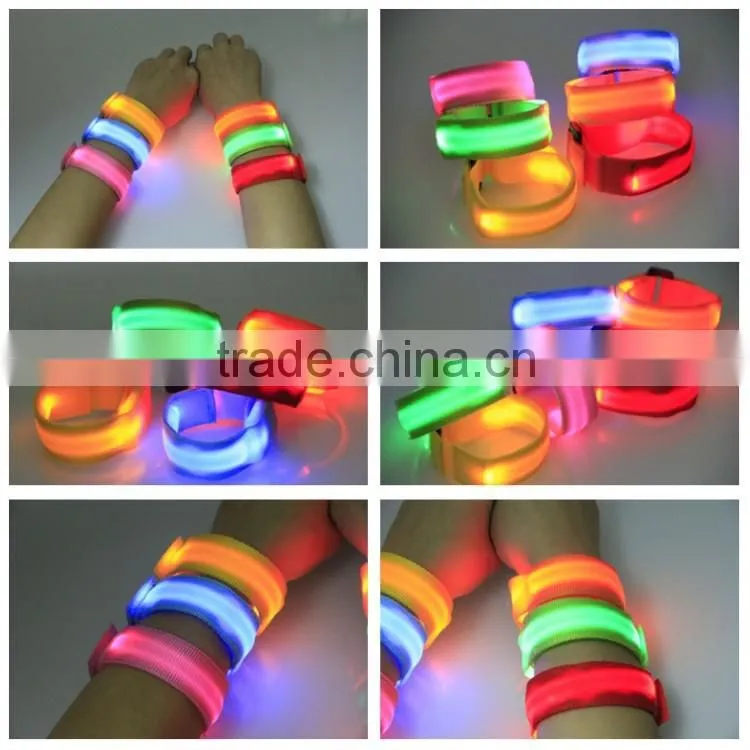 Sport bracelet wrist band Nylon fashion LED
