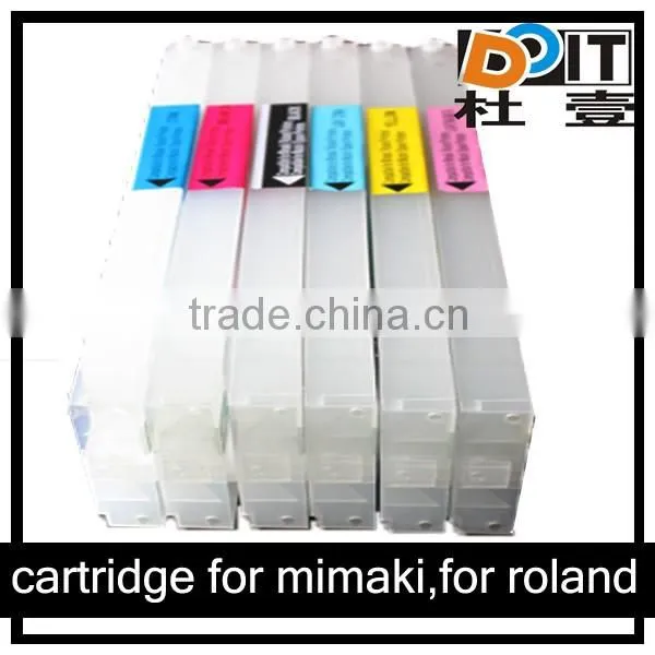 Refillable ink cartridge for roland,for mimaki printer with auto reset chip