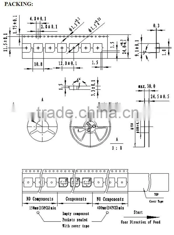 automatic production smd buzzer 8503