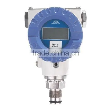 Flush diaphragm 4-20mA Explosion proof Pressure sensor with local display