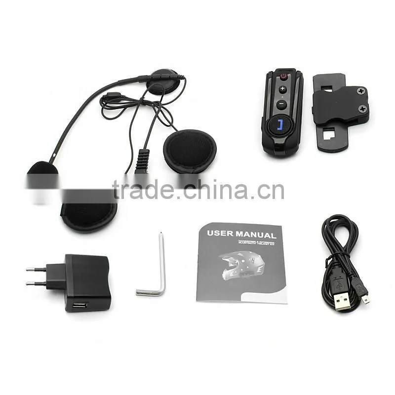 BT-S1 new product hotsale motorcycle headset bluetooth intercom/motorcycle helmet bluetooth headset/intercom