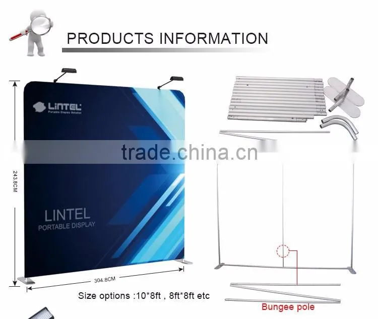 Polyester Fabric Promotion Display