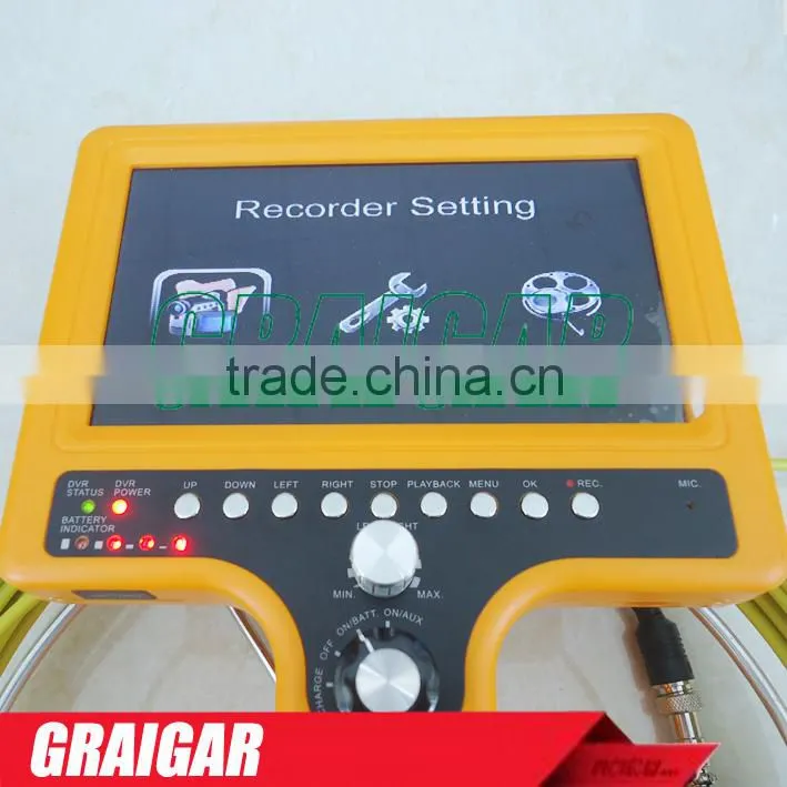 Handheld Sewer Survey Video Drain Inspection Camera System 710D-SCJ, 20m, Color, Video Recording, Picture Snap