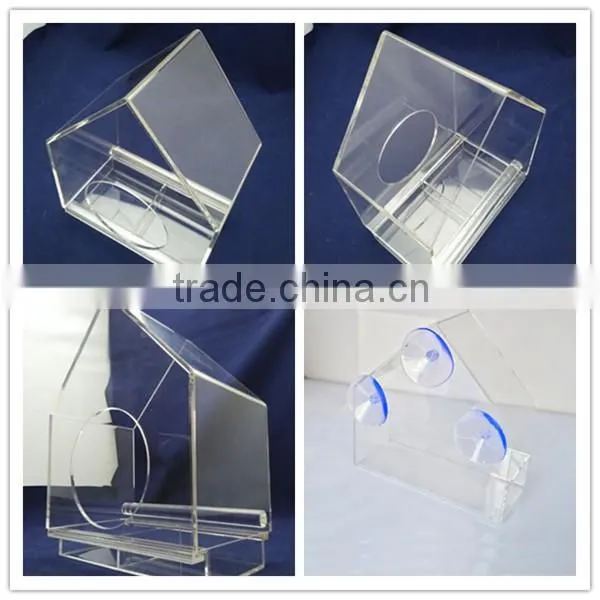 clear acrylic bird feeders for large wild birds