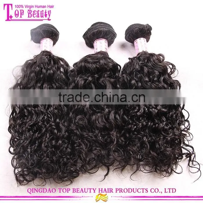 Top quality 7A grade raw indian curly hair natural color curly human hair extensions