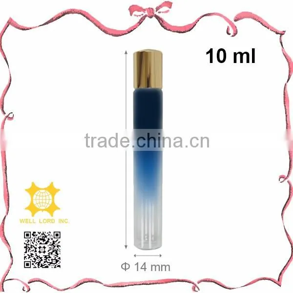Magnificent gold cap 10ml roll on perfume bottles for bridal shower