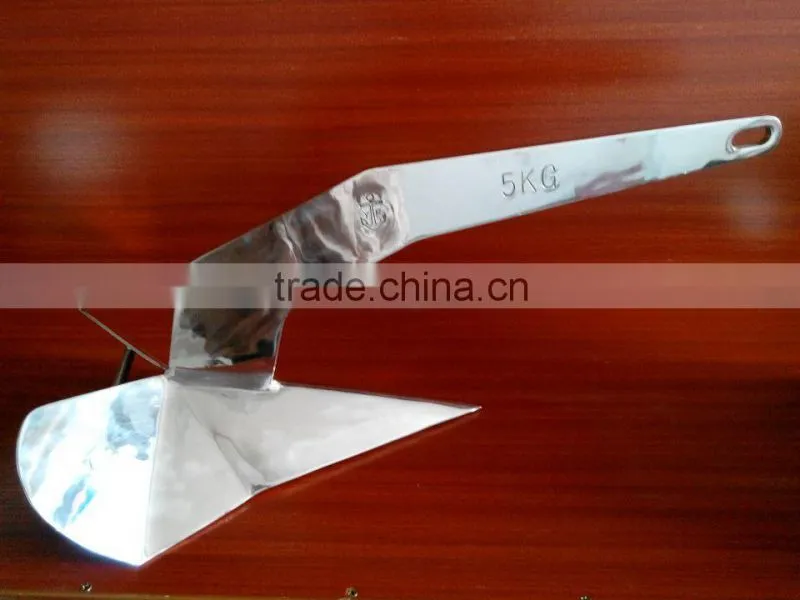 Stock Embedded Small Yacht Delta Anchor