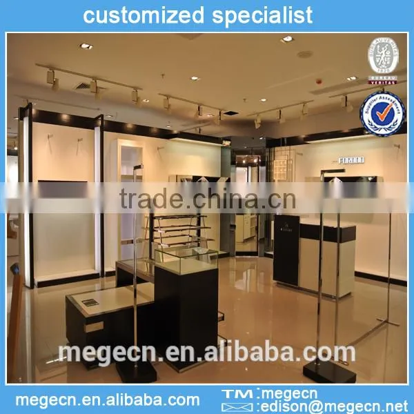 4 tiers cosmetic plate wood flooring display rack