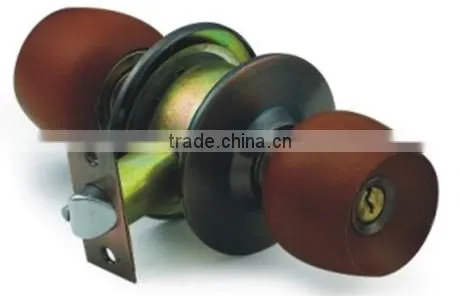 5831 Wooden Knob Full Functional Furniture Security Door Lock