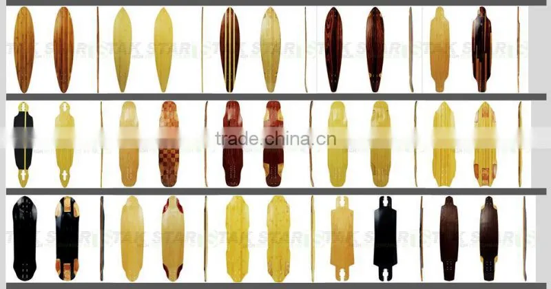 30" Bamboo fish skateboards and fish cruiser skateboards