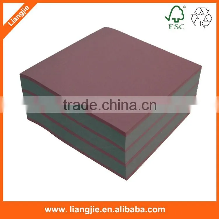 manufacturer custom neon paper sticky note pad,self-adhesive note pad