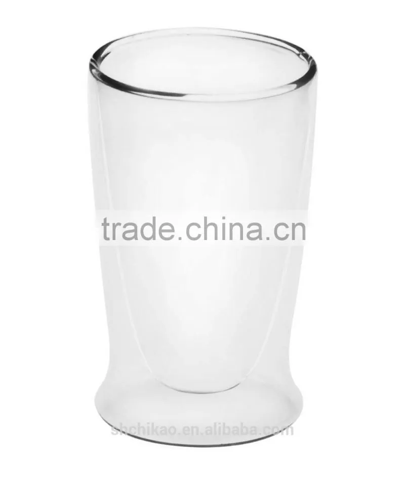 Double Wall Glass Cup/High Borosilicate Coffee Cup/Handmade