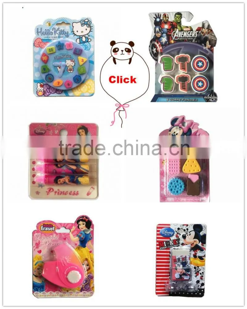 2016 pencil rubber erasers in cute shape