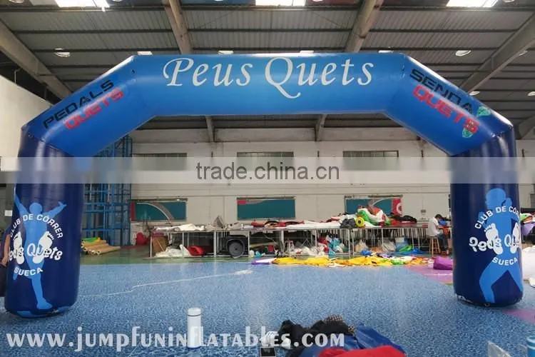 sealed Inflatable Arch white PVC air balloon archway for advertising vents
