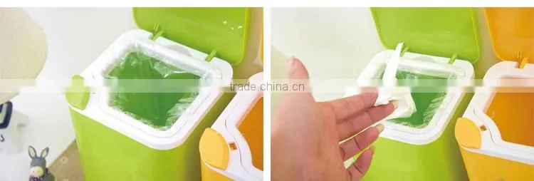 Professional manufacturer for yellow trash can