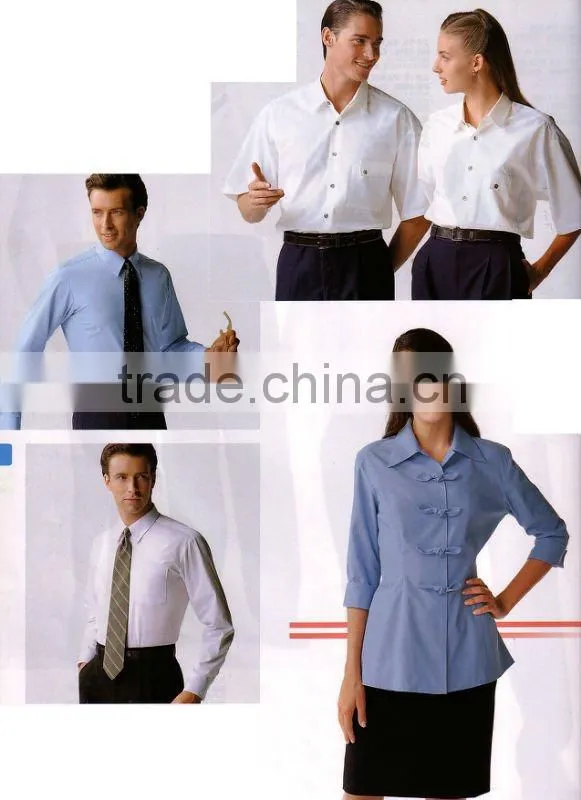 Wholesale tailored resturant receptionist uniform 92