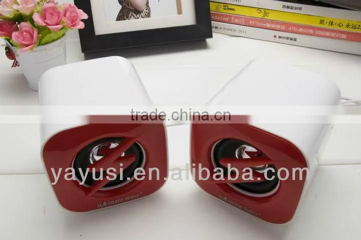 2.0-CH passive portable audio speaker With Vibration Membrane at backside and ce,rohs,fcc