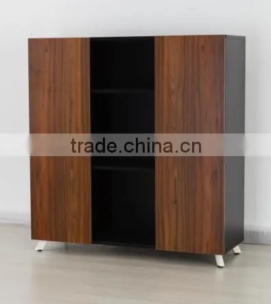 Office furniture Walnut wood Office wall bookcase - LG02A