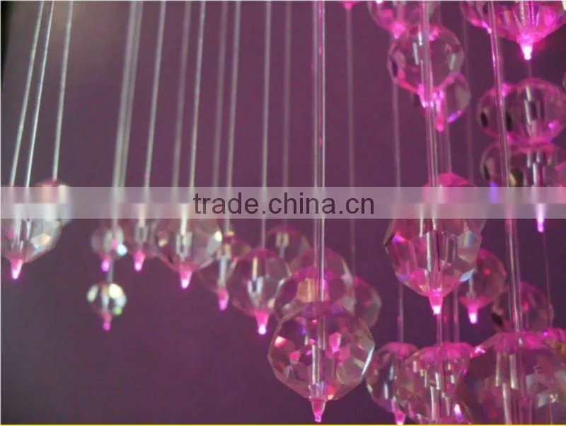 fiber optic eagal shape and design crystal chandelier