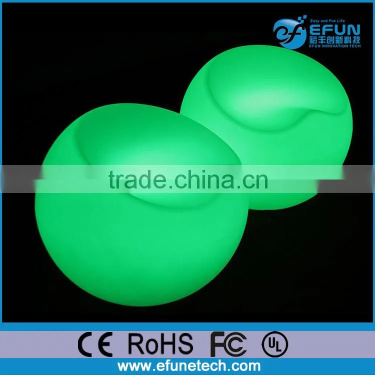 wholesale rgb color changing light up stool chair seat, led bar stool round