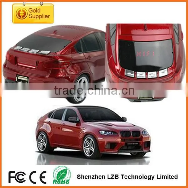 with fm radio car shape speaker with USB charger,wireless Portable mini Audio Player