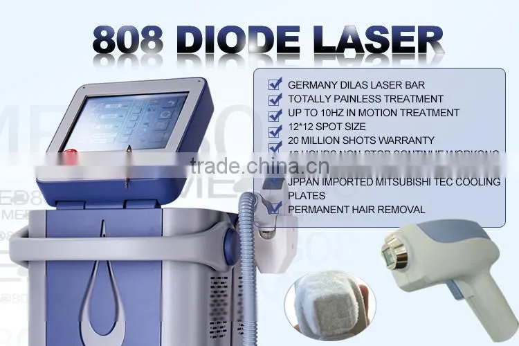 808nm painless hair removal permanent hair removal medial diode laser