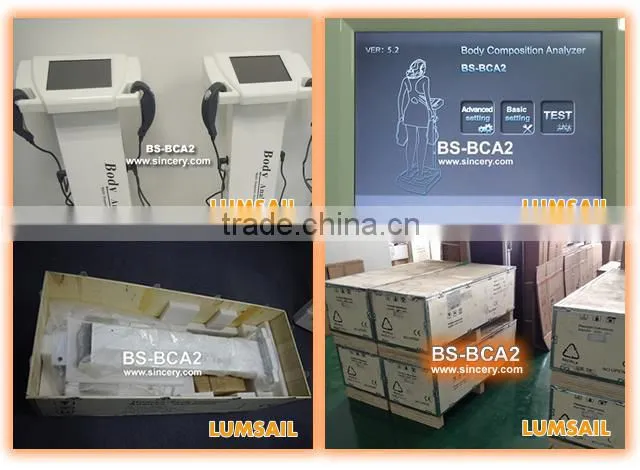 2016 new human body composition health analyzer with built-in printer