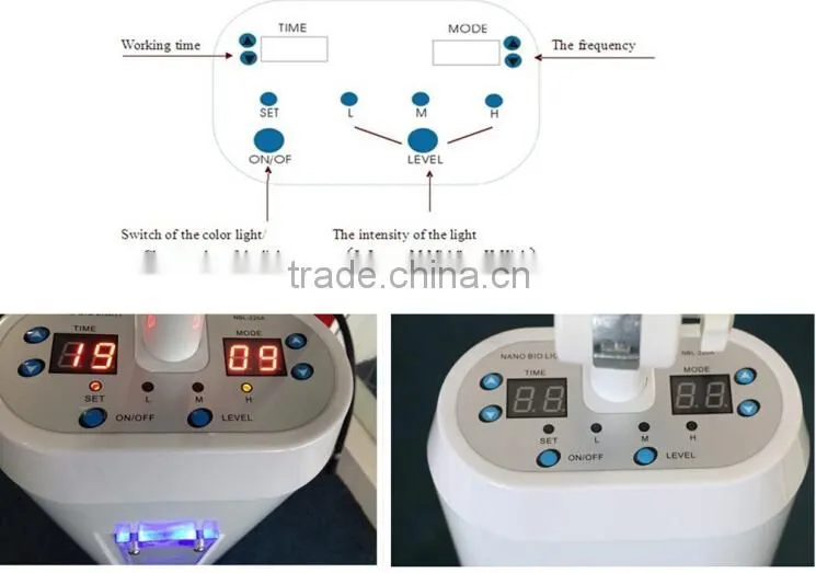 pdt led photodynamic therapy PDT LED light therapy with 7 lights pdt therapy machine VL10